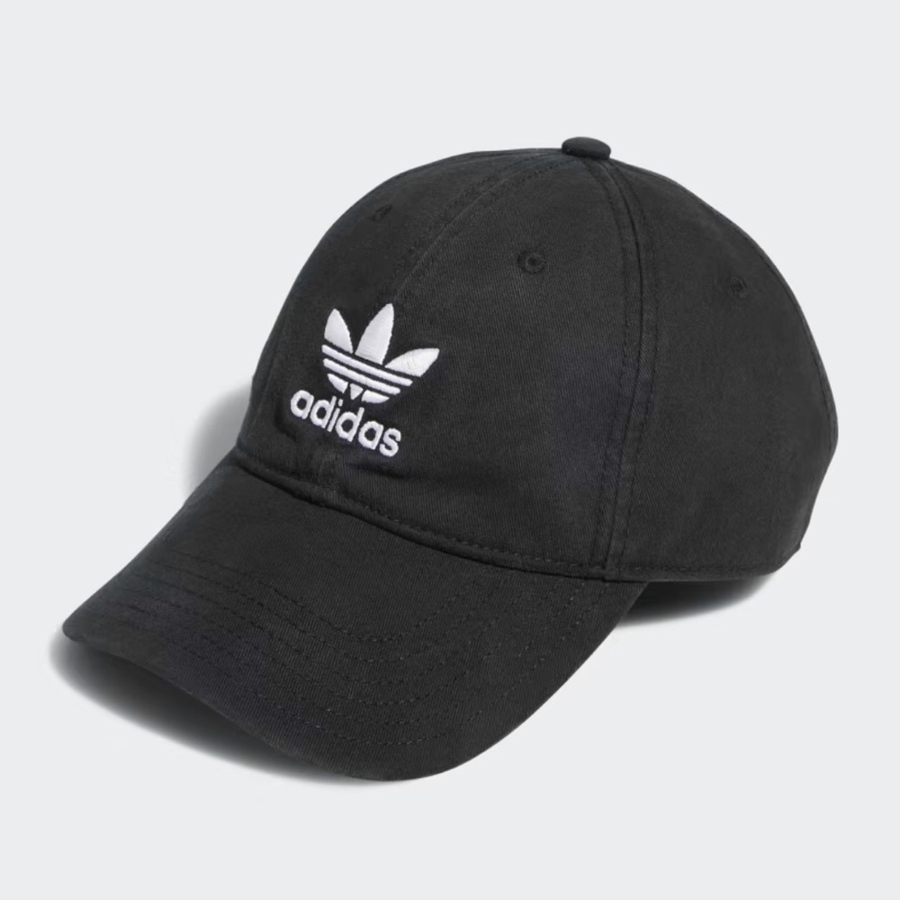 ⭐️2 for $15⭐️ Adidas Trefoil Logo Relaxed Strap-Back Hat - Black